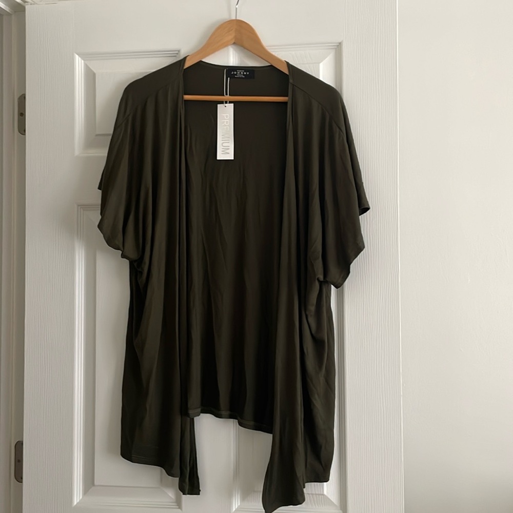 Women short sleeve cardigan